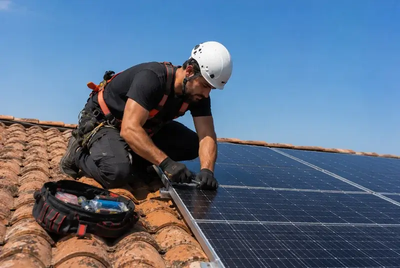 Maintenance et monitoring de panneaux solaires à Grignols
